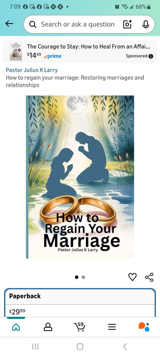 How To Regain Your Marriage Available On Amazon