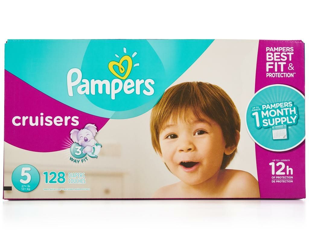 128 Pampers cruisers size 5
