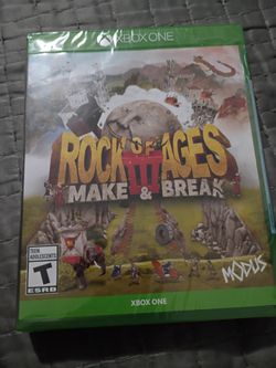 New Rock of Ages 3: Make & Break - Microsoft Xbox One New Sealed - Video Game 