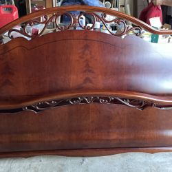 King Wood Bed frame 