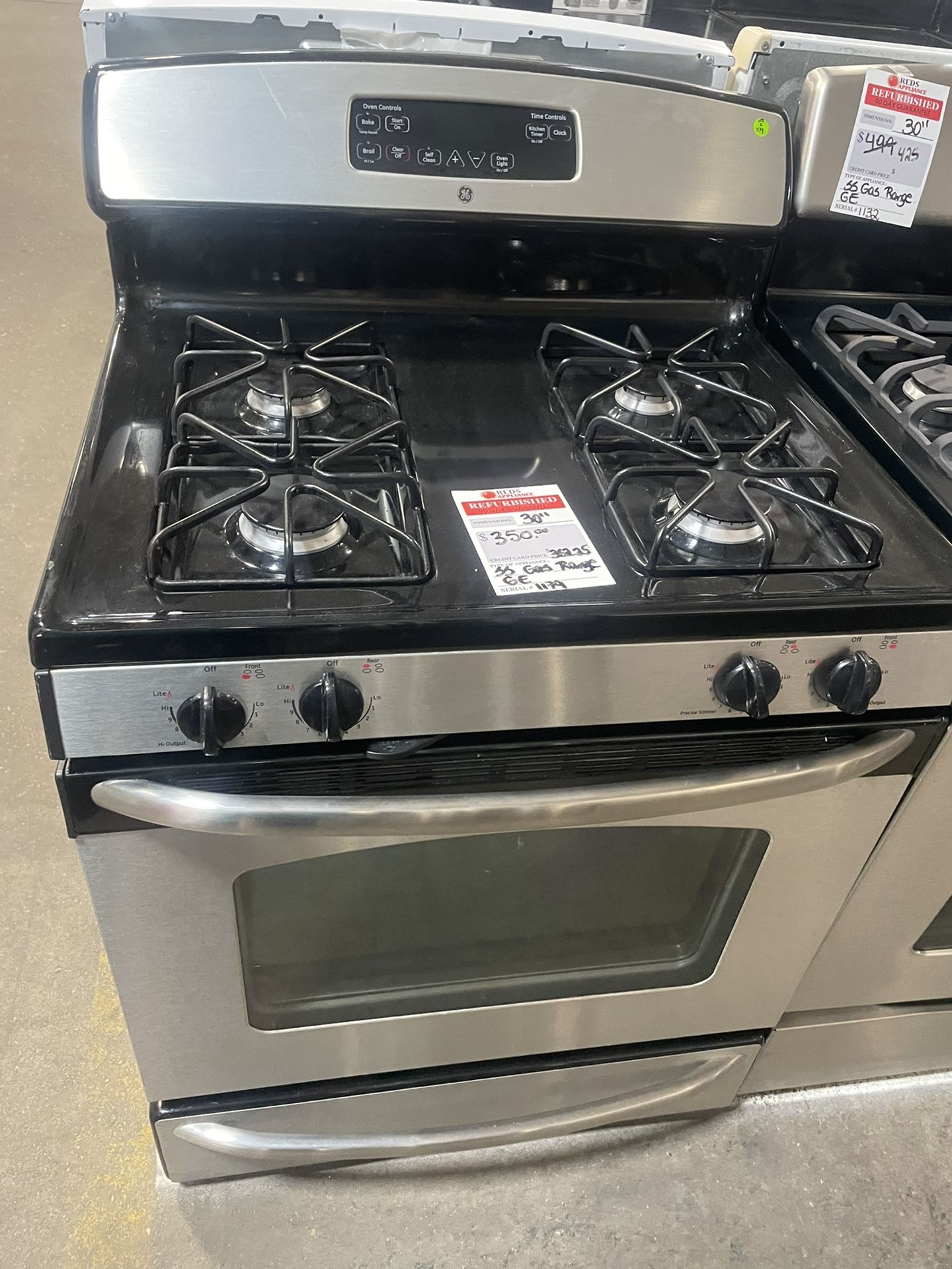 Ge Gas Stove Stainless