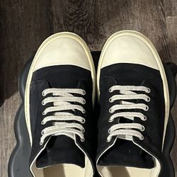 Rick Owens “DRKSHDW RAMONES” Low Top Canvas 43EU / 10US