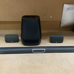 Polk Audio - 5.1-Channel MagniFi Max SR Soundbar with Wireless Subwoofer & Surround Speakers (Pair) - Black #415
