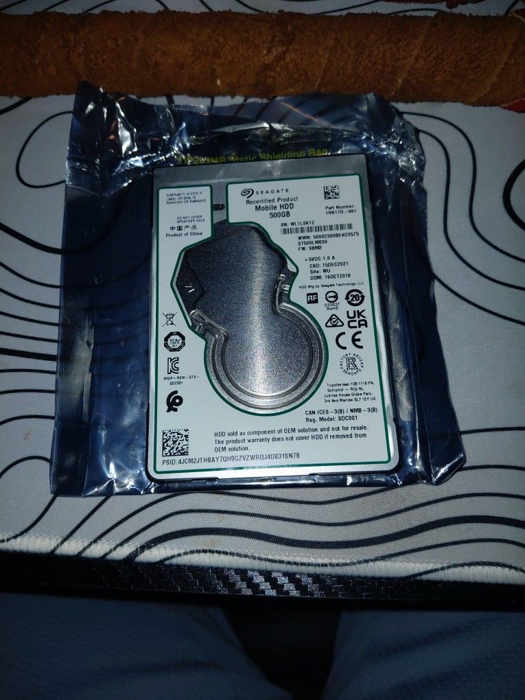 Seagate 500gb Hdd