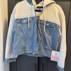 Denim And Sherpa Jacket 