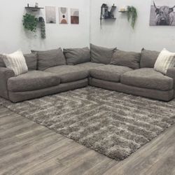 Gray Sectional Couch - Free Delivery