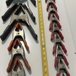 Clamps ( 8, 6, & 4“ Sizes) See Pic , 18 Total