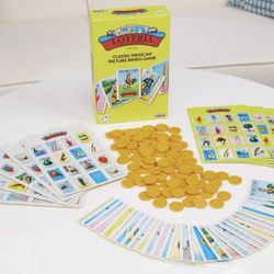 Loteria Mexican Bingo With Chips And Storage Box