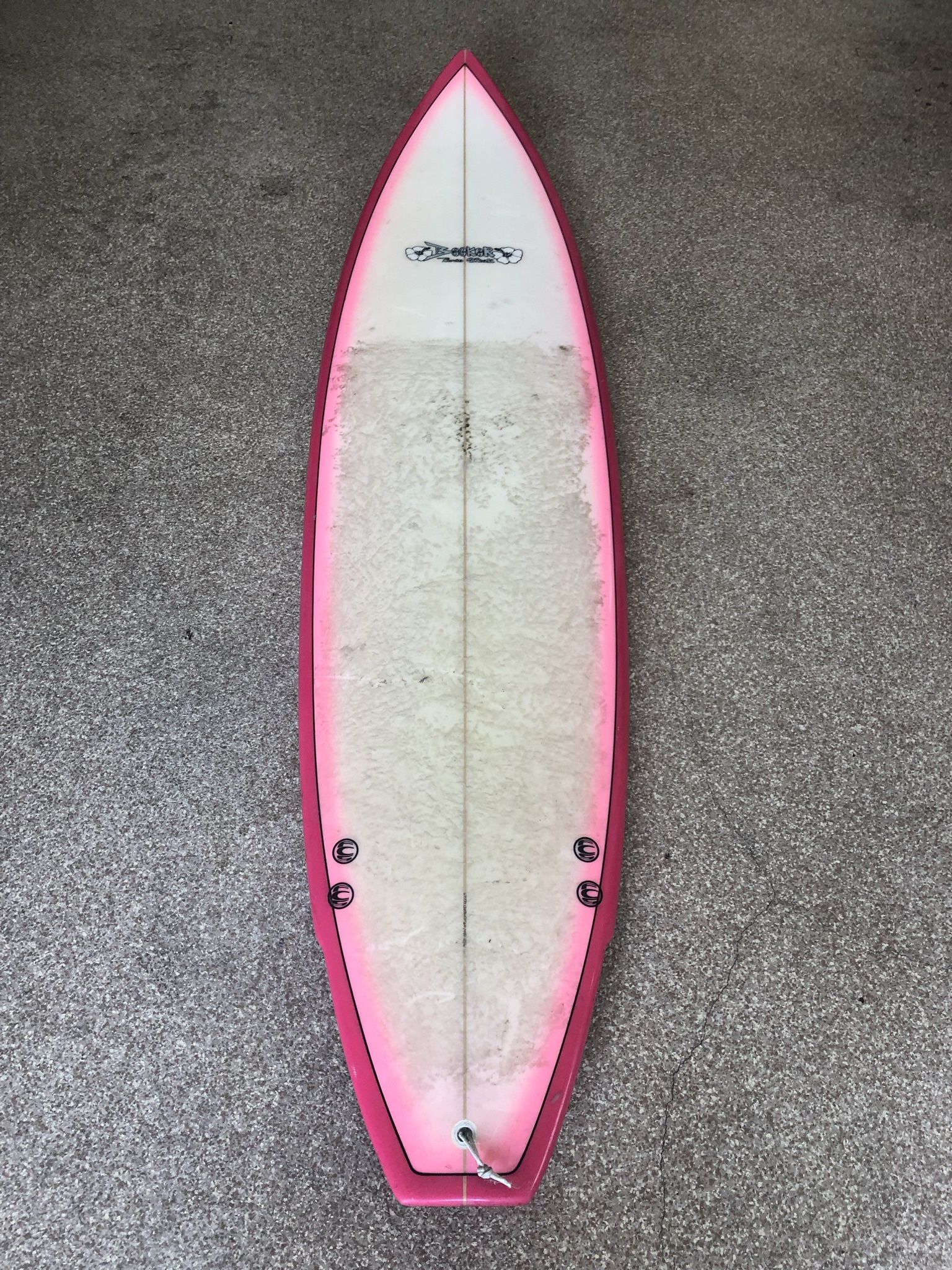 Becker Hot Pink Surfboard