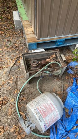 Outside gas stove