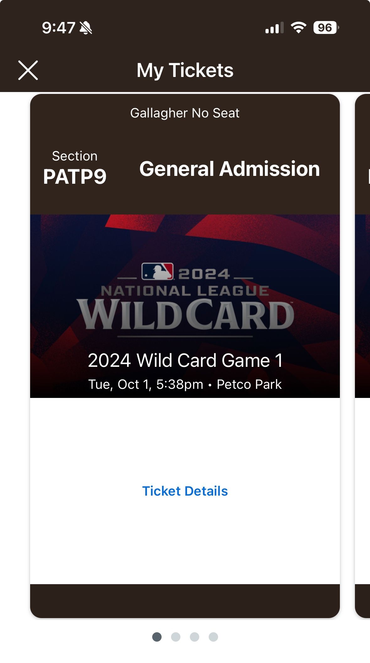 Padres Wild Card Game 1
