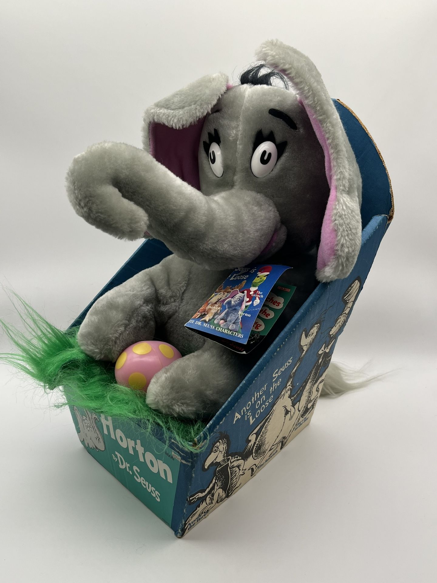 Dr Suess Vintage 1983 “Horton Hatches The Egg” Plush By Coleco