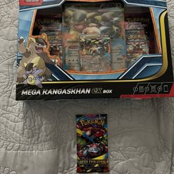 Mega Kangaskhan Ex Box + 1 Mega Evolution Booster