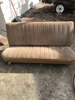 C10 square body chevy bench seat