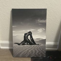 Modern Black Art Canvas 