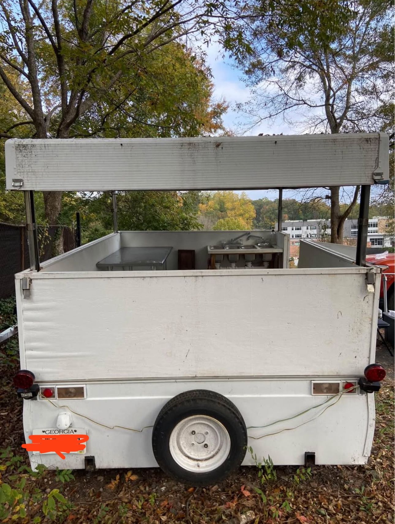 Popup Camper Turned Food Trailer