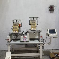 SWF Commercial Two heads Embroidery machine 