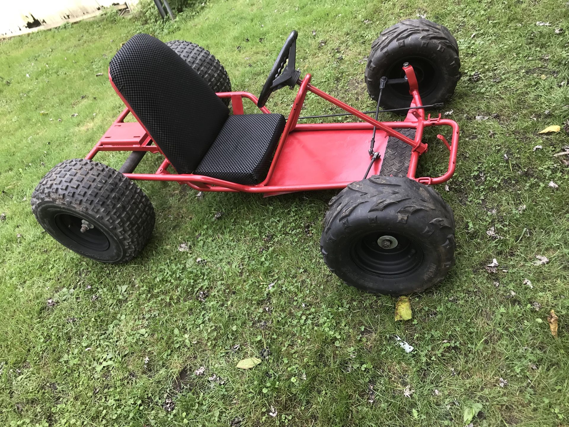 Red fox go kart frame
