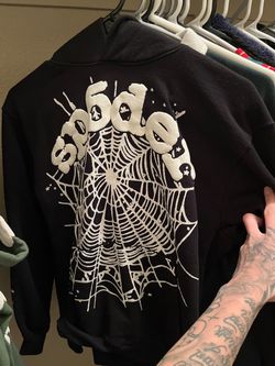 Sp5der Hoodie Black Size Small