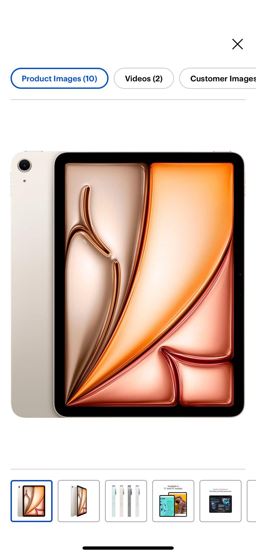 Ipad Air 11-inch (M3) Wi-Fi 128GB