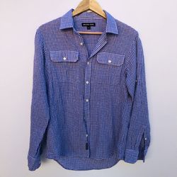 Michael Kors Men’s Linen Button Down Shirt