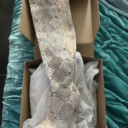 Fashion Nova Thigh High Faux Snake 🐍 Skin Boots