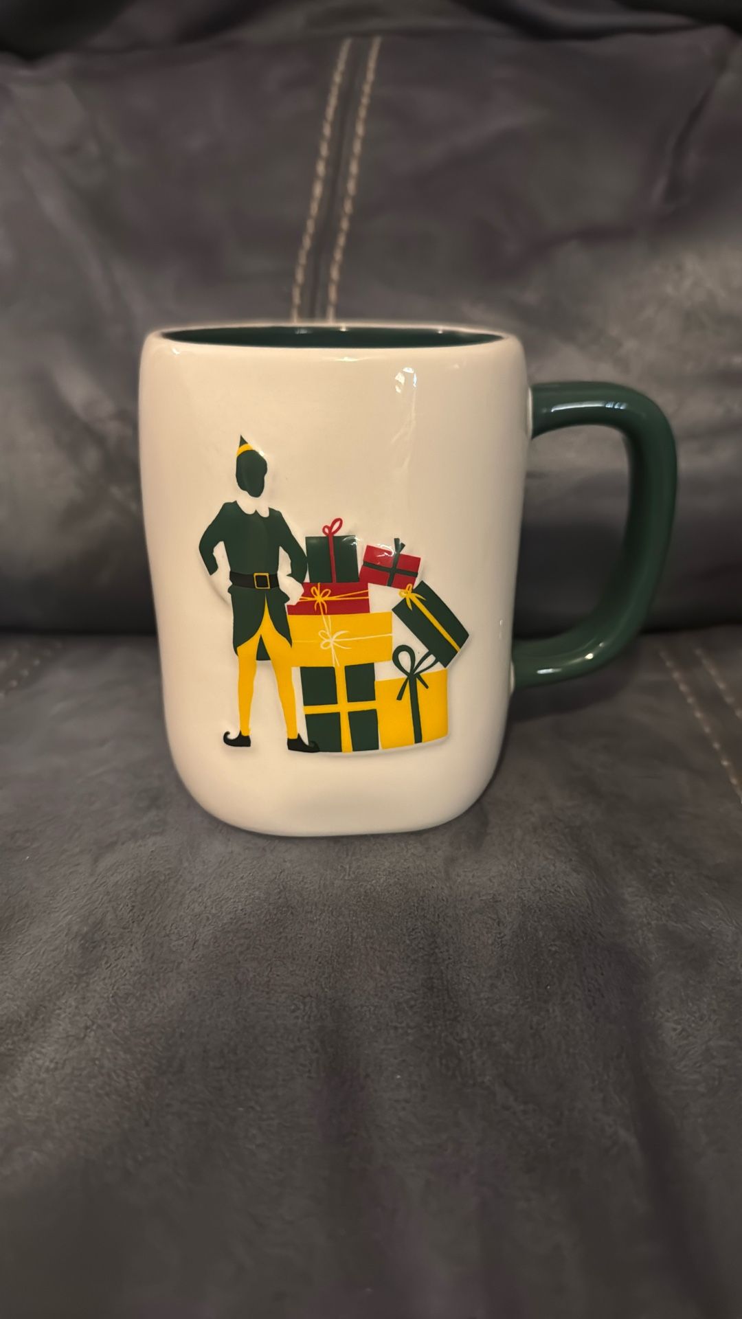 New Without Tags Rae Dunn Elf Movie Christmas Holiday Coffee Tea Cup Mug I’m A Cotton Headed Ninny Muggins