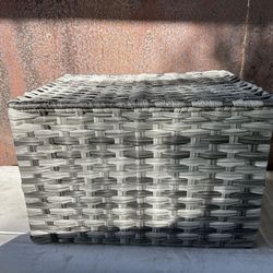 Strong, durable basket with lid.