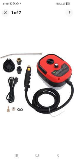 Portable Electric Steam Cleaner with Attachments
