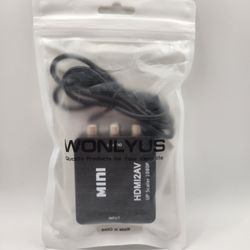 RCA to HDMI Converter – Mini Composite to HDMI Adapter*