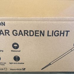 New Auto On Solar  Garden Light. 6 Pk Warm + 