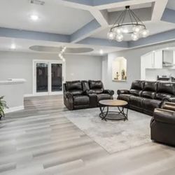 Leather Furniture 3 Piece 