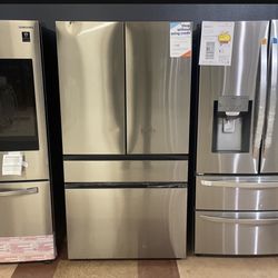NEW SCRATCH AND DENT SAVE HUGE SAMSUNG BESPOKE FOUR FOOR REFRIGERATOR‼️
