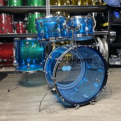 Ludwig 1970s Vistalite Big Beat Drum Kit - Blue