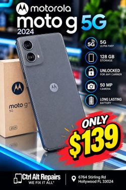 Motorola Moto G 5G 2024 — 128GB Unlocked 🔥
📱 ONLY $139!