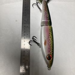 Slow Sinking Glider, Swimbait Handmade Wooden Fishing Lure. 10” Inches,4oz.