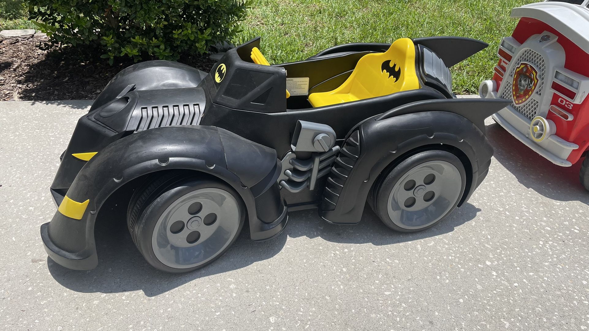 Bat Mobile Ride On Toy