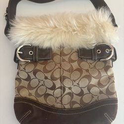 Vintage Coach 8k47 Shearling 