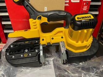 DEWALT 20V HEAVY DUTY CORDLESS  BAND SAW#DCS371  New out the box  never used  ((( tool only )))