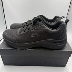 New Skechers Arch Comfort Black Shoes Size 13