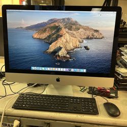 iMac 27-inch late 2013  I5 @ 3.2  ghz 8GB RAM  1TB SATA DISK  macOs Catalina Version  10.15.7