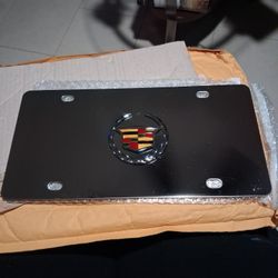 Cadillac License Plate