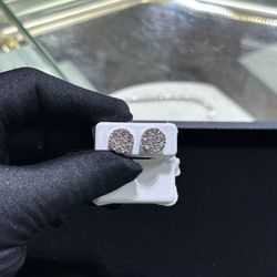 10k Gold Diamond Earrings