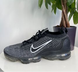 Men Size 9 Nike Air VaporMax 2021 FK Black White Anthracite Shoes