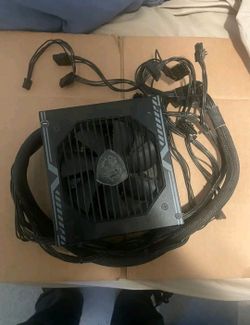 Used MSI MAG A650BN 650W 80+ Bronze Power Supply