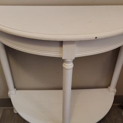 Half moon console table
