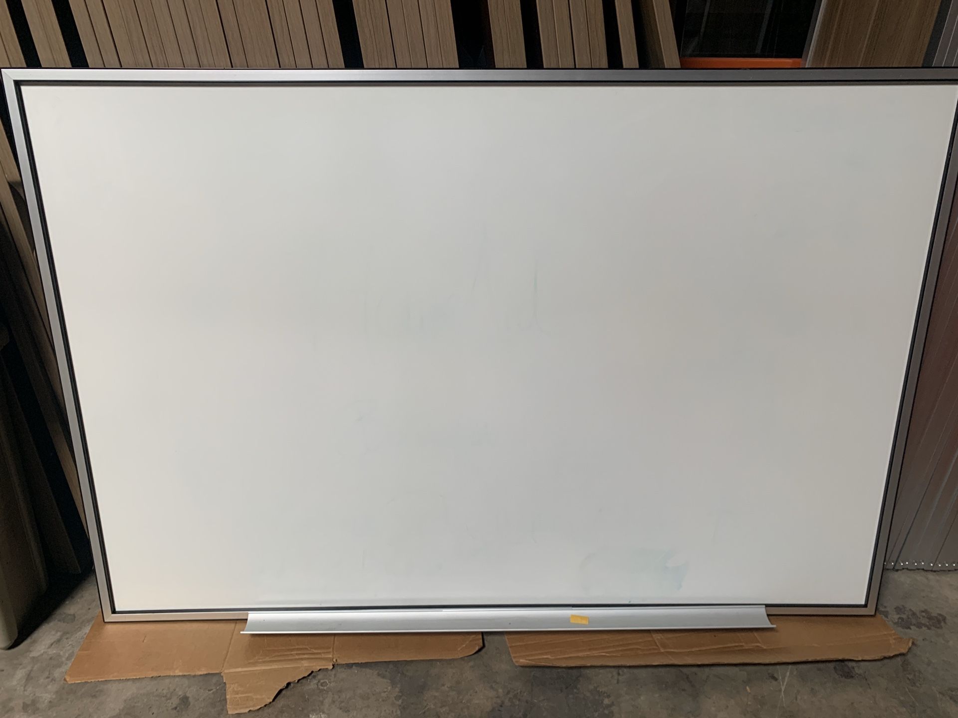 Pre-owned/Used Premium Marker Board w/ Silver and Black edge