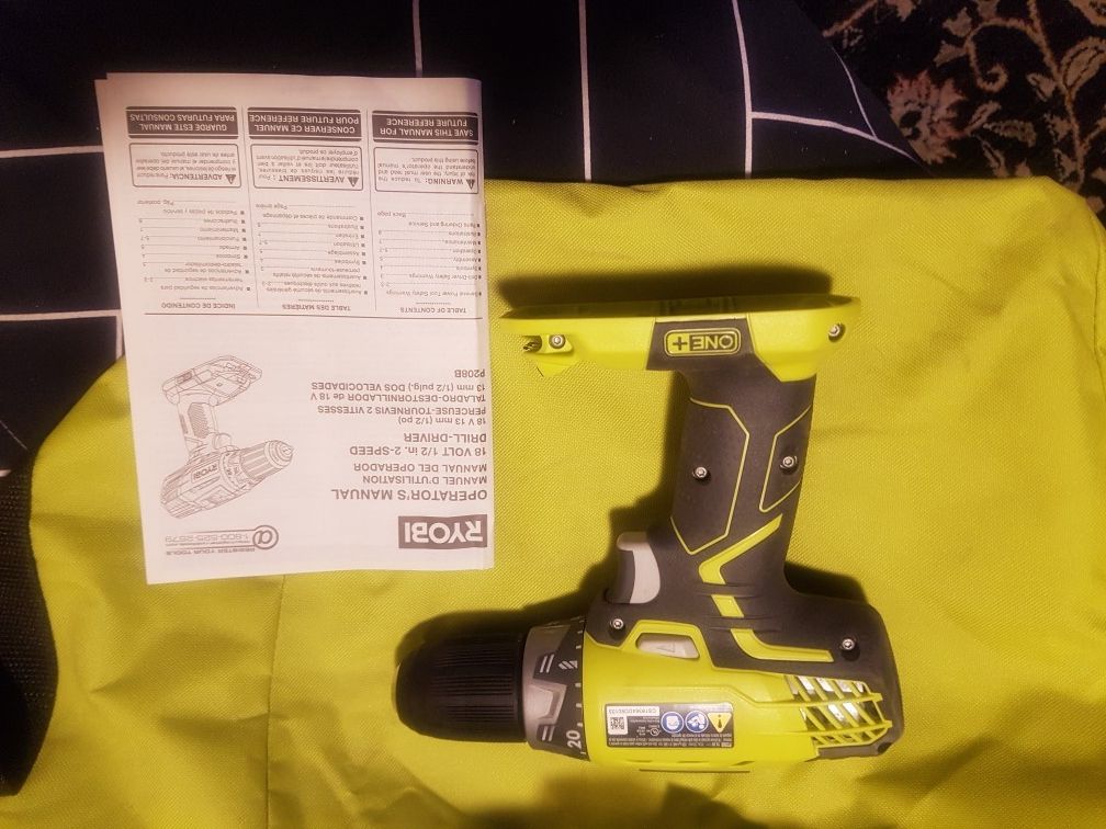 Ryobi drill/driver p208