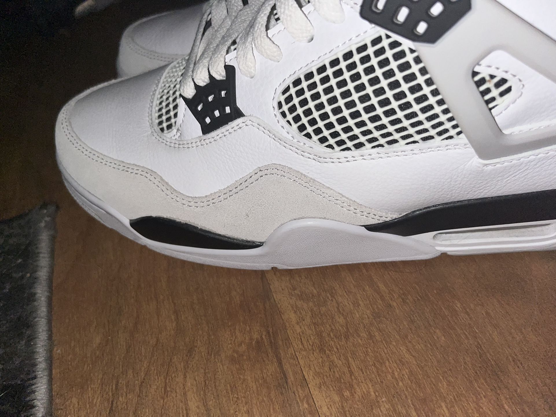 Military Black Jordan 4 Worn 3 Times