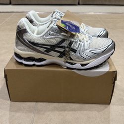 ASICS Gel-Kayano 14 White/Silver – Brand New DS w/ Box
